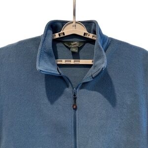 Woolrich‎ Mens 2XL Gilet Fleece Vest Blue Full Zip Outdoor Casual